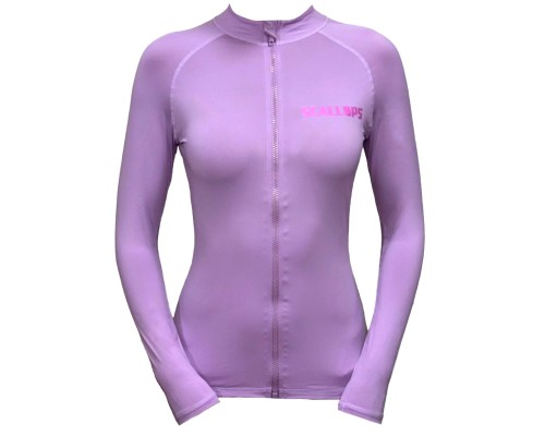 Рашгард женский SCALLOPS PROSKIN ZIP W`S сиреневый